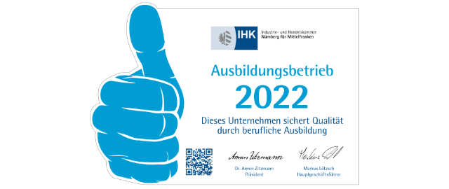 Die ABF als anerkannter Ausbildungsbetrieb der IHK.